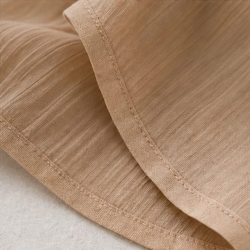 Rust Pleated Blouse - Picture 6 of 6